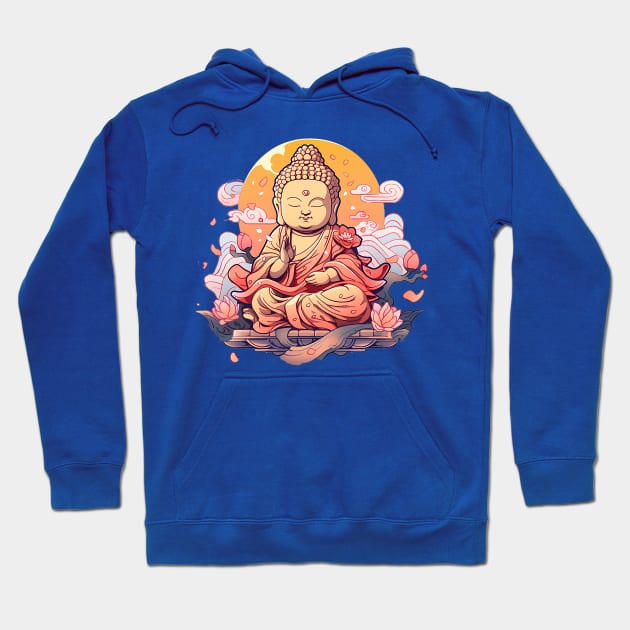 buddha Hoodie by piratesnow